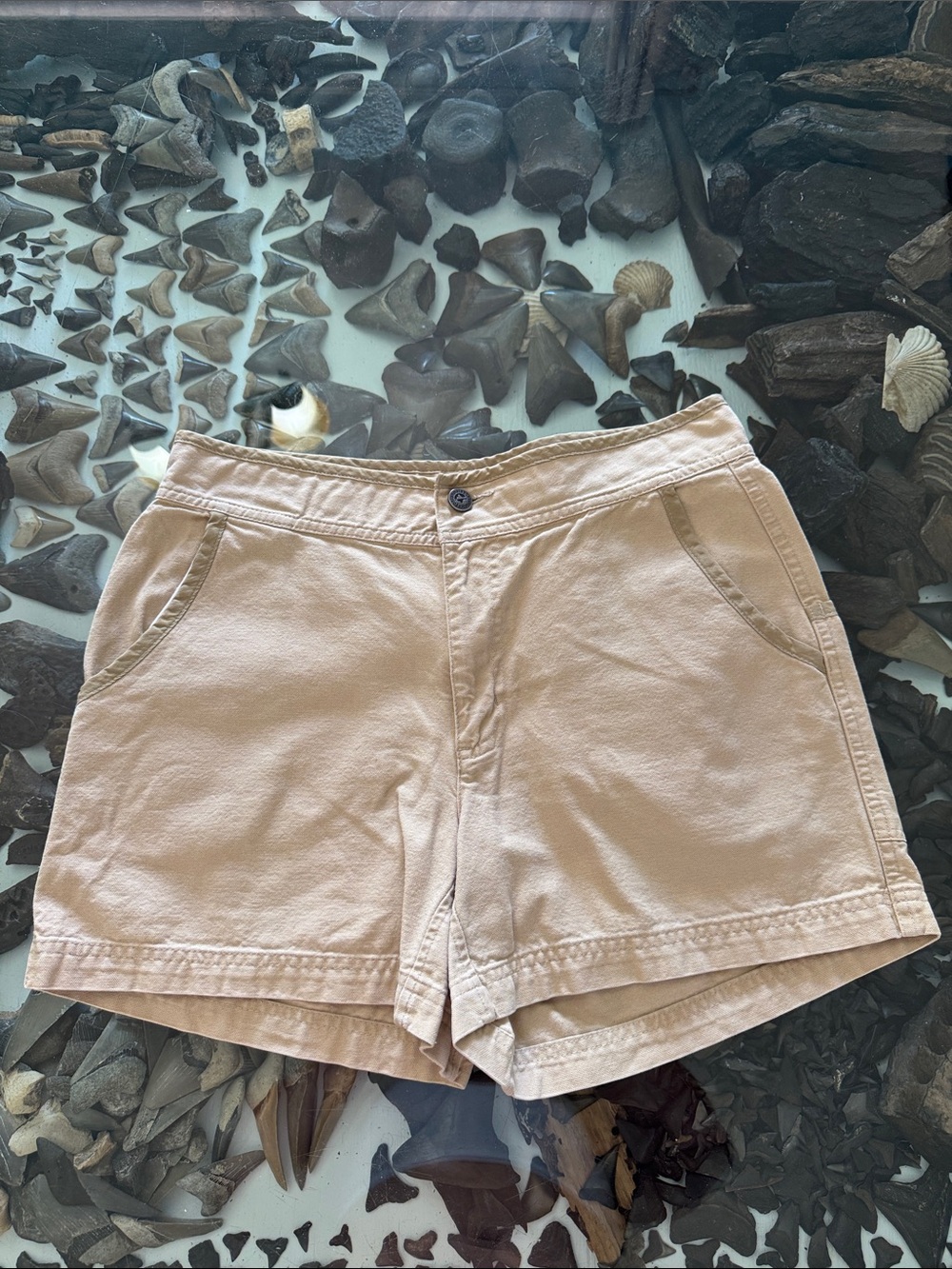 Patagonia Women's Light Tan Cotton Shorts